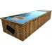 Gone Fishing - Personalised Picture Coffin with Customised Design.